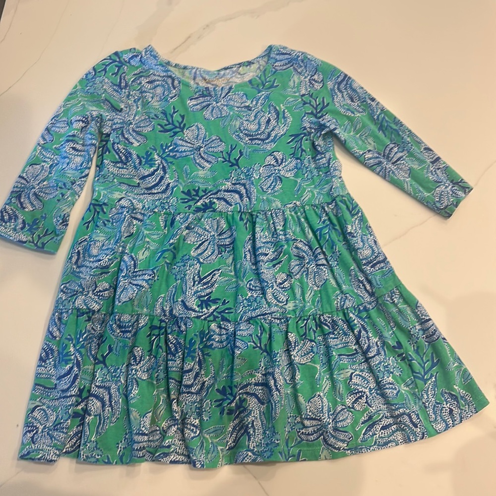 Lilly Pulitzer Girls Mini Geanna Dress 6-7